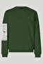 Men's 3-Pack Indigo-Red-Khaki Sweatshirt Basic Crew Neck - 5