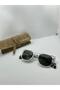 Transparent Retro Unisex Sunglasses Uv400 Protection & with Velvet Case - 4