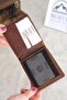 Genuine Leather Wallet Card Holder Tan 1161 - 2