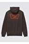 سويت شيرت رجالي بقلنسوة عادي بني داكن VN000HNZD4C1-FULL PATCH PULLOVER - 5