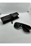 Black Unisex Sunglasses – Special Design Case Gift - 2