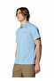 1772051431Am0126 Blue Regular Plain Men's Polo T-Shirt - 4