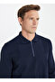 Altınyıldız Classics Polo Collar Standard Navy Blue Men's Sweater Ace492510002/Trico Polo Collar - 4
