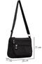 Women's Crinkle Shoulder Bag Stylish Daily Cross Strap Hand and Shoulder Bag Adjustable Strap - 3