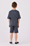 طقم برمودا U.S. Polo Assn للأولاد، باللون الأنثراسيت - 5