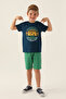 Navy Blue Boy Bermuda Suit - 3
