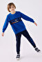 U.S. Polo Assn Boys' Blue Tracksuit Set - 3