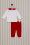 U.S. Polo Assn Baby Girl White Set - 4