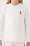 U.S. Polo Assn Girls' White Pajama Set - 4