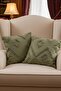 Bohemian Tassel Detailed Throw Pillow Cover Set of 2