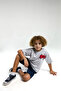 طقم برمودا U.S. Polo Assn للأولاد، باللون الرمادي - 2
