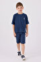 U.S. Polo Assn Boys Navy Bermuda Set