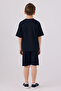 Boy's Navy Blue Bermuda Suit - 5