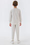 طقم بدلة رياضية رمادية اللون للبنات برقبة دائرية وطباعة مطبوعة ومناسبة للشتاء RP3506-C-V2 - 3