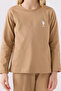 U.S. Polo Assn Girls' Brown Pajama Set - 4