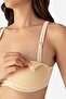 3-Pack White Black Skin Color Women's Wireless Covered Nursing Bra Nipple Invisible Soft Textured - 5