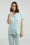 Women's Green Shirt Pajamas
