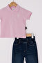 U.S. Polo Assn Baby Girl Pink Set - 2