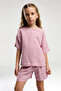 U.S. Polo Assn Girls' Pink Shorts Set