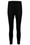 Women's 100% Cotton Ribbed Long Black Ribbed Leggings 721