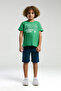 U.S. Polo Assn Boys' Green Bermuda Set - 4