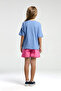 U.S. Polo Assn Girls' Blue Shorts Set - 5