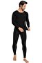 Men's Thermal Underwear Set - Black 8190