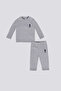Baby Boy Gray 2-Piece Baby Set