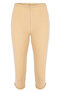 Women's 100% Cotton Ribbed Capri Leggings 426