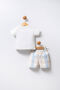 U.S. Polo Assn. Baby Boy White Baby Set - 4