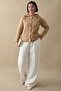 Bead Pocket Detailed Camel Cardigan - 2