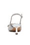 Womens Keyanna Silver Heels - 4