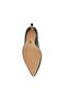 Womens Secured Black Leather Heels - 5