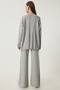Stylish Knit Sweater and Pants Set, Light Gray LMU0001 - 7