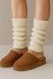 Premium 100% Acrylic Ecru Knitwear Dust Cover - Foot Warmer - 5