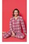 مجموعة Ercan 2 Thread Red White Checkered Young PJM - 2