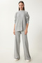 Stylish Knit Sweater and Pants Set, Light Gray LMU0001 - 3