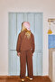 Brown Embroidery Detailed Raglan Sleeve Sweatshirt - 7