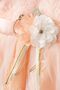 Baby Girl 0-6 Months Wedding Dress Set of 5 Mevlütluk Set Long Sleeve French Lace Dress - 4