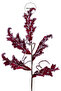Artificial Stone Velvet Ponsetya Burgundy 25 cm - 3