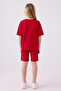 U.S. Polo Assn Girls' Red Bermuda Set - 5