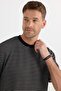 Men's Relax Fit Relaxed Fit Cotton Crew Neck Knitted T-Shirt - 2
