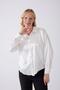 Women's White Satin Shirt - 5