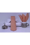 Woven Handkerchief Tie Men's Textile Salmon - 4