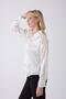 Women's White Satin Shirt - 4