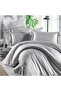 Cotton Hotel Series (With Elastic Sheet) Striped Double Duvet Cover Set