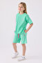 U.S. Polo Assn Girls' Green Bermuda Set