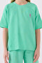 U.S. Polo Assn Girls' Green Bermuda Set - 4