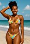 Triangle String Bikini Set - 5