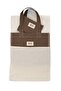 Brown Moyen Waxed Canvas Tote Bag Waxed Canvas Women's Shoulder Bag - 8